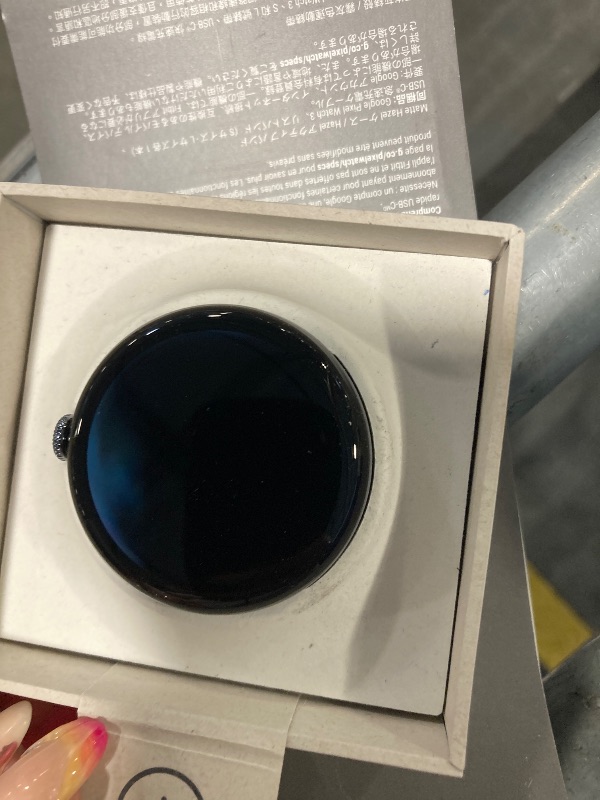 Photo 4 of Google Pixel Watch 3 (45mm) Latest Model - Android Smartwatch, Heart Rate Tracking, Fitbit Advanced Running, Fitness Insights, 24-Hour Battery - Matte Hazel Aluminum Case - Hazel Band - Wi-Fi