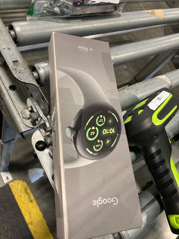 Photo 1 of [Locked] Google Pixel Watch 3 (45mm) Latest Model - Android Smartwatch, Heart Rate Tracking, Fitbit Advanced Running, Fitness Insights, 24-Hour Battery - Matte Hazel Aluminum Case - Hazel Band - Wi-Fi        