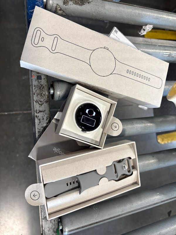 Photo 1 of [Locked] Google Pixel Watch 3 (45mm) Latest Model - Android Smartwatch, Heart Rate Tracking, Fitbit Advanced Running, Fitness Insights, 24-Hour Battery - Matte Hazel Aluminum Case - Hazel Band - Wi-Fi        