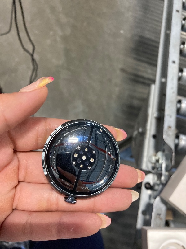 Photo 1 of [Locked] Google Pixel Watch 3 (45mm) Latest Model - Android Smartwatch, Heart Rate Tracking, Fitbit Advanced Running, Fitness Insights, 24-Hour Battery - Matte Hazel Aluminum Case - Hazel Band - Wi-Fi        