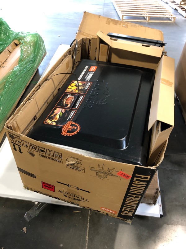 Photo 1 of Traeger Grills Flatrock, 33 Inch Flat Top Griddle, Outdoor Gas Grill with 3-Zone TruZone Cooking, Even Heat, Fuel Sensor, and EZ-Clean Grease Management, Premium Propane Griddle for Outdoor Cooking