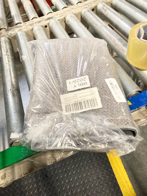 Photo 1 of Color&Geometry Front Door Mat Indoor 21"x31", Rugs for Entryway, Non Slip Washable Low-Profile Inside, Entry Mat Entry Rug Door Mat Indoor Entrance, Light Grey (Fold)