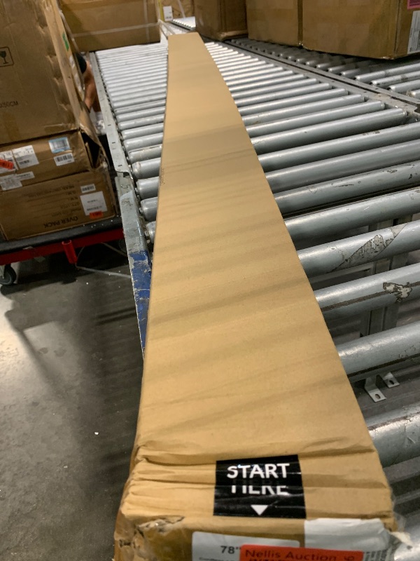 Photo 1 of ***USED*****CHICOLOGY Cordless Mini Blinds, 1-Inch Slats, Vinyl Window Shades, Room Darkening & Privacy, Easy Install - Ideal for Windows, Doors, Campers - Alabaster (Commercial Grade), 78" W x 84" H . 