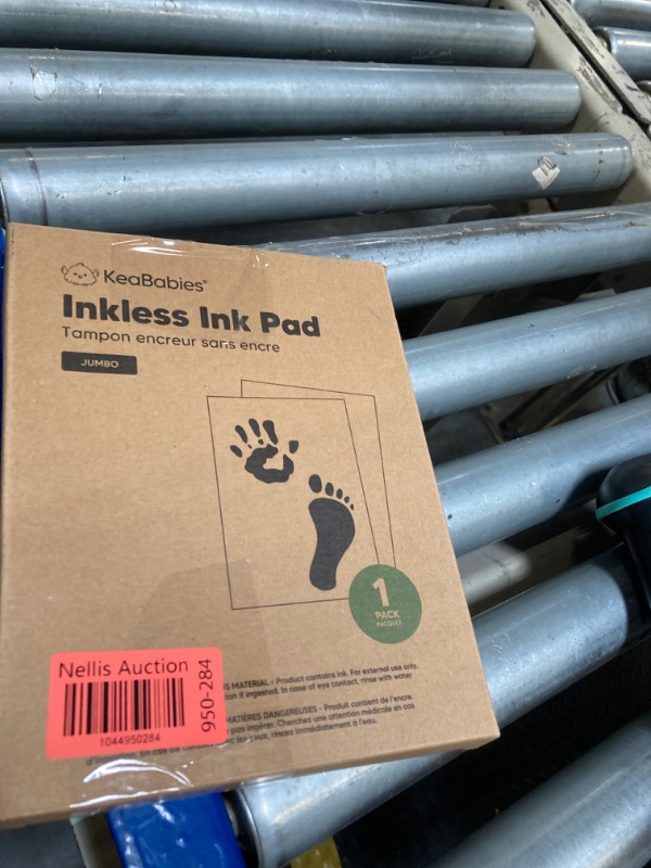 Photo 1 of 1-Pack Inkless Baby Hand and Footprint Kit - Mess Free Ink Pad for Newborn Keepsake, Dog Nose & Paw Print Kit, Clean Touch Ink Pad for Baby Hand & Footprints, Ideal New Mom Gifts (Navy, Jumbo)