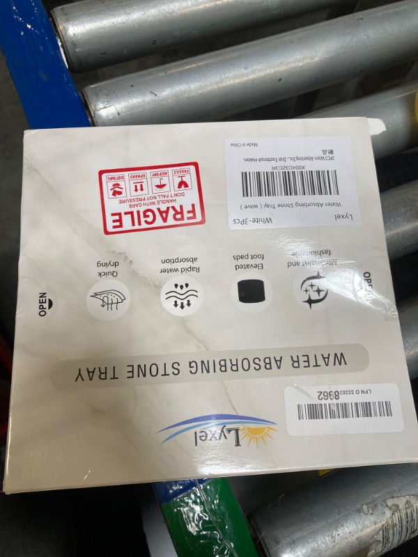 Photo 1 of 3PCS Water Absorbing Stone Tray, Fast Drying Stone Sink Tray, Stones Soap Trays, Water Absorbent Diatomite Trays, Diatomite Coasters for Kitchen Sink Bathroom Counter, Hand Soap Dish & Holders