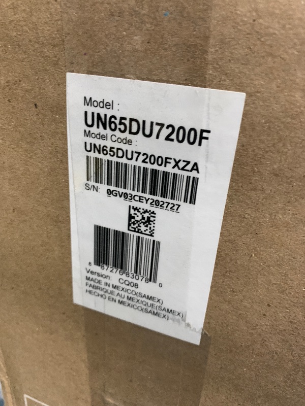 Photo 1 of ** ONLY PARTS ** SAMSUNG 65-Inch Class Crystal UHD 4K DU7200 Series HDR Smart TV w/Object Tracking Sound Lite, PurColor, Motion Xcelerator, Mega Contrast, Q-Symphony (UN65DU7200, 2024 Model)