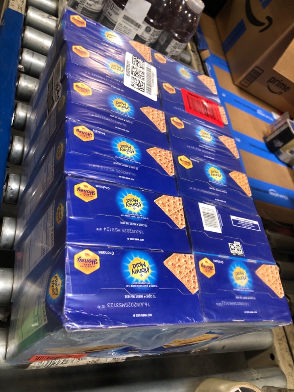 Photo 1 of HONEY MAID Cinnamon Graham Crackers, Lunch Snacks, Bulk Snacks, 12 - 14.4 oz Boxes