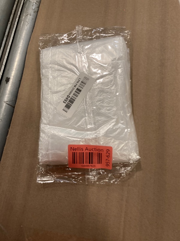 Photo 1 of 10 Pieces Plastic Drop Sheets for Painting, Waterproof and Dust-Proof Clear Cloth for Furniture Cover, 9x12 Feet Tarps