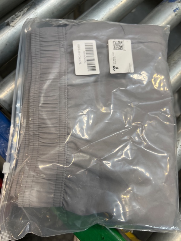 Photo 1 of NianEr Mens 5.5 inch Gym Athletic Workout Running Exercise Training Sport Track Active Tennis Stretch 2 in 1 Compression Liner Shorts Zipper Pockets Yoga Spandex Cycling Soccer Summer Shorts Grey