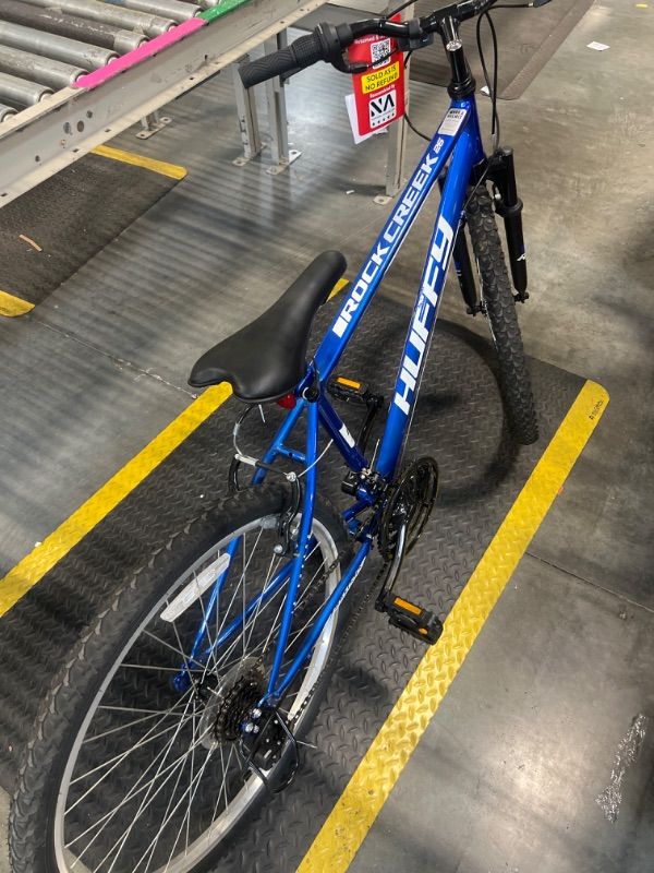 Photo 1 of **NO RETURNS, FINAL SALE**

Huffy 26" Rock Creek Mountain Bike, Fits Riders 5'0"+, Blue, Adult, Men's