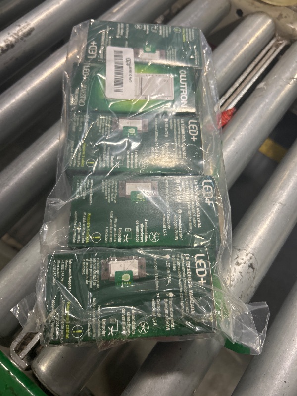 Photo 1 of Lutron Maestro Fan Control and Light Dimmer for Dimmable LEDs, Incandescent, and Halogen Bulbs, Single-Pole, MACL-LFQ-WH, White (5-Pack)