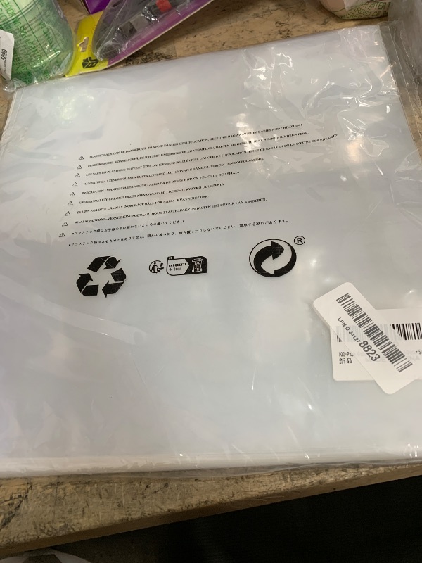 Photo 1 of 100-Pack Gatefold Vinyl Outer Sleeves-12.75" Record Sleeves Outer-Clear Professional Vinyl Record Storage Protector for Single & Double LP Album Covers (Outer Sleeves)