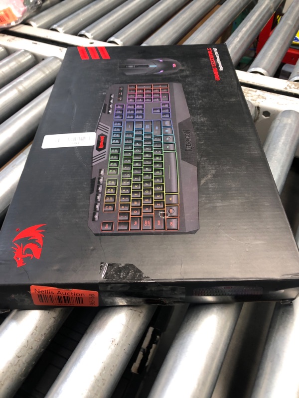 Photo 1 of Redragon Updated S101 Programmable Gaming Keyboard and Mouse, RGB Backlit Keyboard Mouse with Software, Independent Macro Record Keys, Value Combo Set
***KEYBOARD AND MOUSE ONLY***