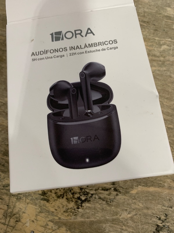 Photo 1 of 1 Hora Wireless Earbuds Bluetooth 5.3, Sports Headphones Deep Bass in-Ear Earphones, Premium Sound with Charging Case, Compatible with iPhone, Android Smartphone, Tablet, Laptop