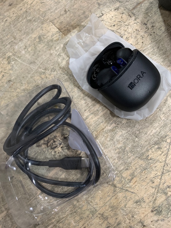 Photo 1 of 1 Hora Wireless Earbuds Bluetooth 5.3, Sports Headphones Deep Bass in-Ear Earphones, Premium Sound with Charging Case, Compatible with iPhone, Android Smartphone, Tablet, Laptop