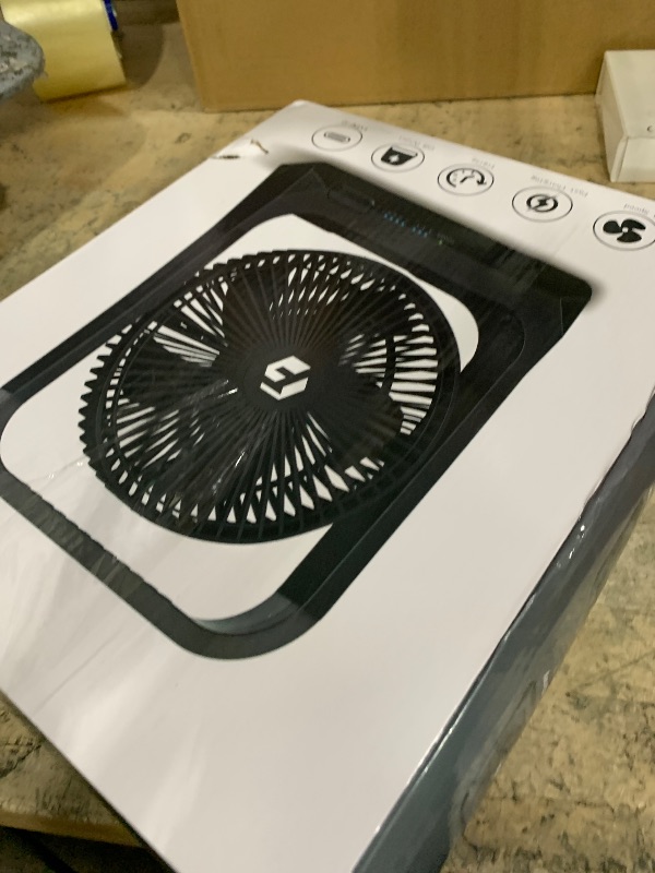 Photo 1 of 9-inch 20800mAh Rechargeable Fan Portable(up to 72Hrs work time) - Battery Operated Powered Fan - Ventiladore Recargable para Cuba, Suit for Camping, Bedroom, Desktop, Table, Office, and Outdoor