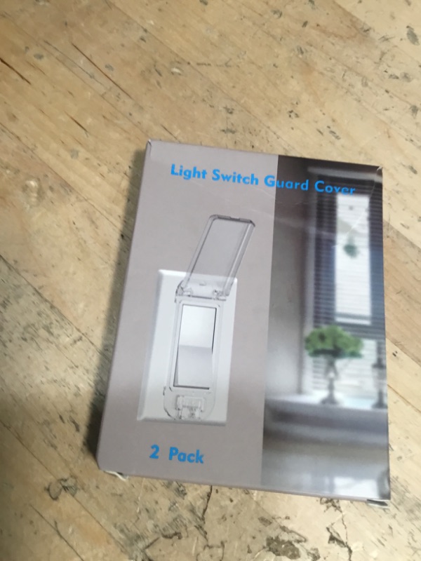 Photo 1 of 2 Light Switch Guard Cover, Baby Proof Wall Switch Cover Guard for Rocker Light Switch Protects Your Lights or Circuits from Being Accidentally Turned On or Off