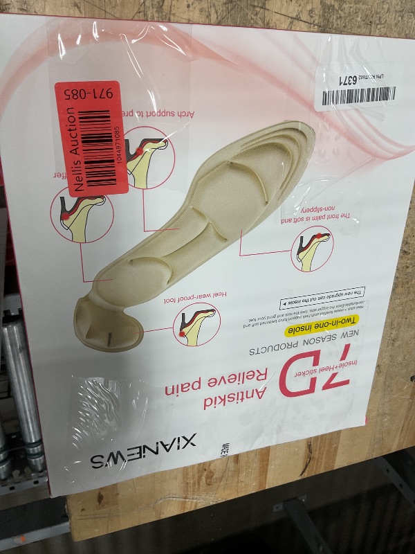 Photo 1 of 2020 New Shoe Insoles, Sponge Shoes Pads with High Heel Inserts for Loose Shoes, Metatarsal/Arch Pain, Foot Pain, Heel Sore and Spurs (Women 4.5-9.5)