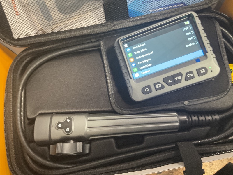 Photo 1 of *FOR PARTS ONLY*B Two-Way Articulating Borescope, DXZtoz Industrial Endoscope with 0.33in Articulated Snake Camera, Video Inspection Scope with Light for Automotive Aircraft Mechanics- 5.5FT