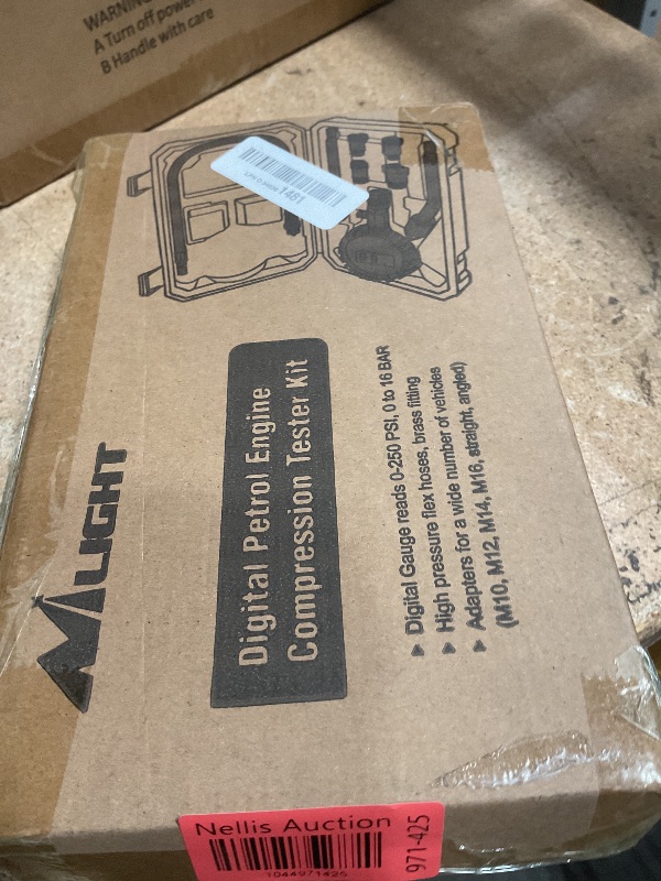 Photo 1 of Nilight Compression Tester Kit, Digital Compression Gauge 0-250PSI Automotive Tool for Petrol Gasoline Engine Cylinder Compression Test with Adapter & Hose