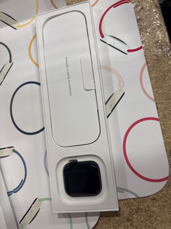 Photo 1 of Apple Watch SE (2nd Gen) [GPS 40mm] Smartwatch with Midnight Aluminum Case with Midnight Sport Band S/M. Fitness and Sleep Trackers, Crash Detection, Heart Rate Monitor, Retina Display
