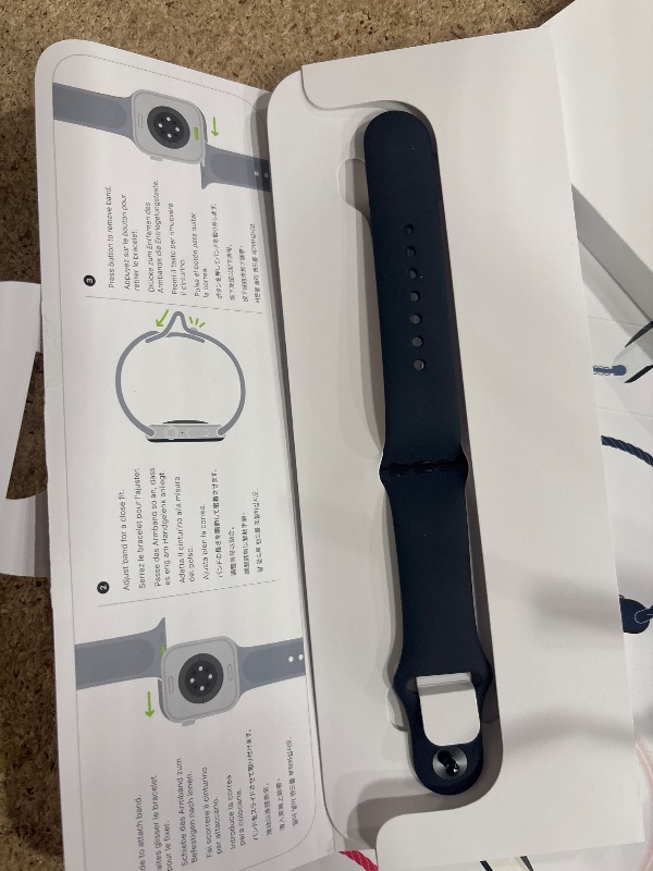 Photo 1 of Apple Watch SE (2nd Gen) [GPS 40mm] Smartwatch with Midnight Aluminum Case with Midnight Sport Band S/M. Fitness and Sleep Trackers, Crash Detection, Heart Rate Monitor, Retina Display
