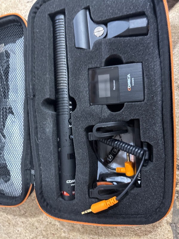 Photo 1 of Comica VM30 Wireless Shotgun Microphone for Camera - Super Cardioid 3.5mm/USB-C Analog/Digital Output Video Mic for DSLR, Camcorder, PC, and Android Smartphones - Ideal for Youtube, Podcast, Interview