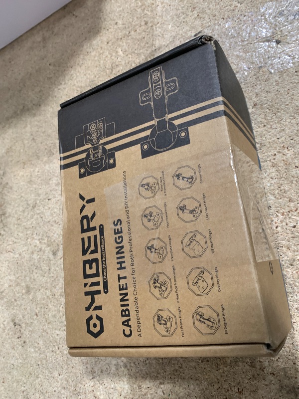 Photo 1 of Chibery 10 Pack Frameless Half Overlay Soft Close Concealed European Hinges, Self Closing Satin Nickel, 105 ° Open Angle 4D Adjustment, Speed Control, Clip On, Stainless Steel for Cabinet Door