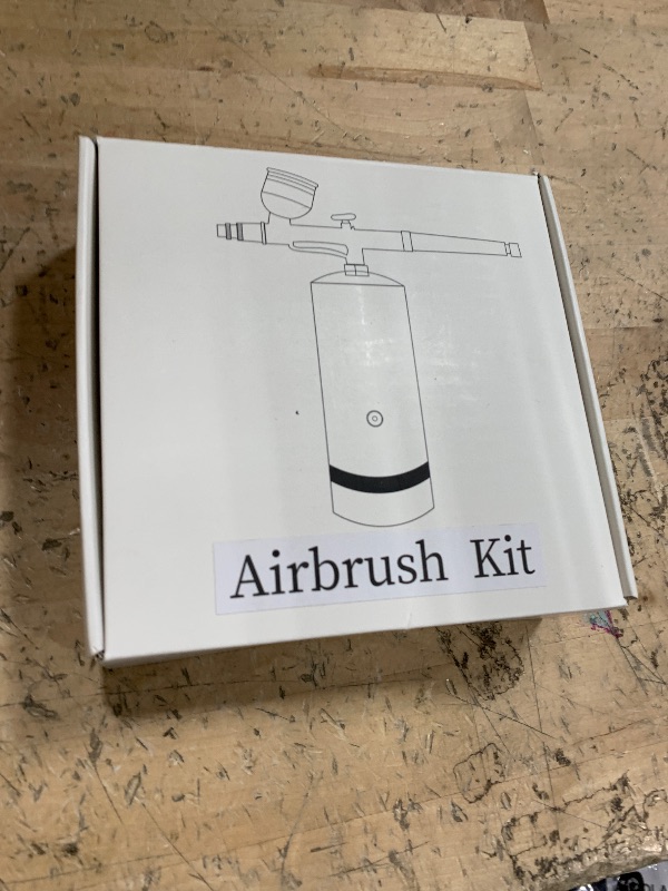 Photo 1 of Airbrush Kit with Compressor - 48PSI Rechargeable Cordless Non-Clogging High-Pressure Air Brush Set with 0.3mm Nozzle and Cleaning Brush Set for Nail Art, Makeup, Painting, Cake Decor