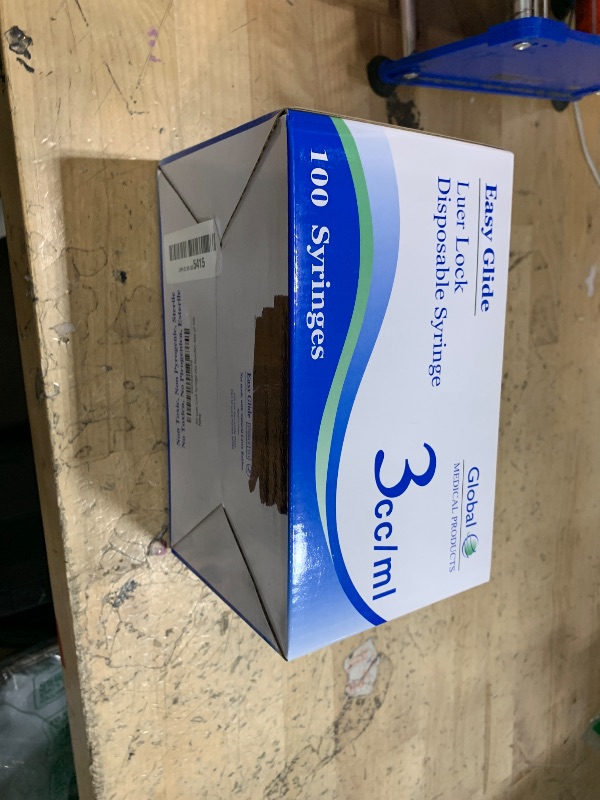 Photo 1 of 3cc Luer Lock Syringe (No Needle), Box of 100