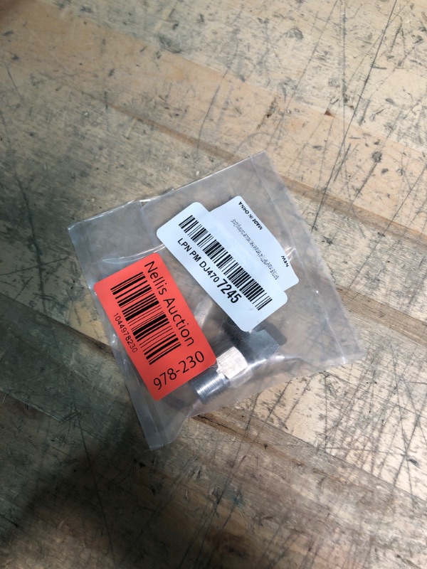 Photo 1 of ini moni stainless steel reducer Hex bushing, 3/8 male to 1/4 female NPT thread reducing adapter for water line gas oil air hose fuel hydraulic pipe fitting (Pack of 2)