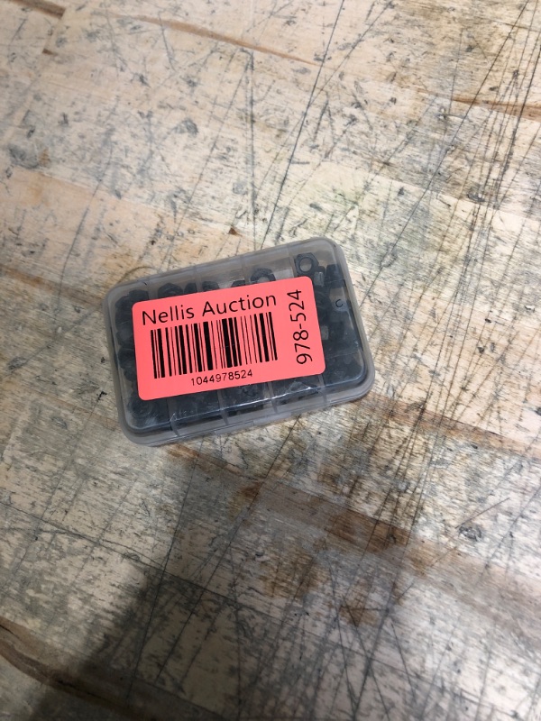 Photo 1 of 100pcs M5-0.8 Hex Nuts, Carbon Steel, Black Oxide, M5 x 0.8mm Tiny Nuts, Hex Drive, Metric, Right Hand, 8mm Width, 4mm Height, Small Replacement Nut