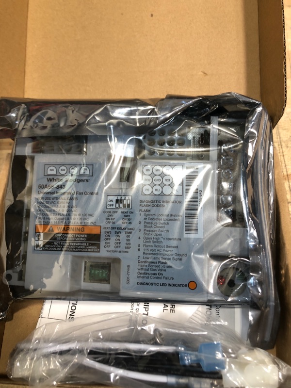 Photo 1 of 50A55-843 Furnace Control Board Furnace?Suitable for White Rodgers 50A55-843