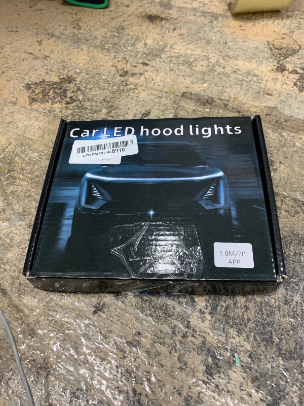 Photo 1 of ***ONLY COMES WITH LIGHT STRIP/PARTS ONLY ITEM*** YM E-Bright Car Led Lights Exterior RGB Hood Light Strip Waterproof Multicolor Dynamic Scan Start Up Hoodbeam Kit DRL Daytime Running Lights for Cars,Truck,Suv,APP Control,12V 70inch