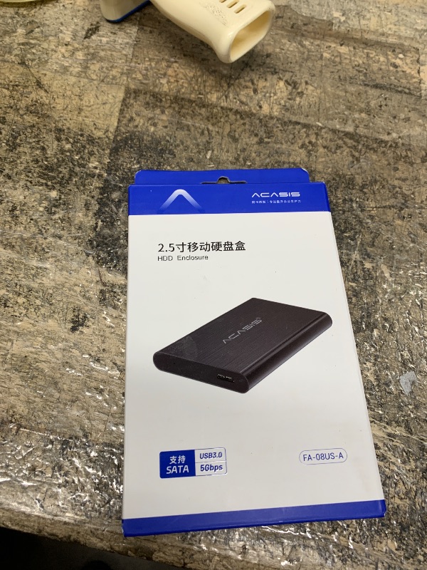 Photo 1 of ACASIS 500GB USB3.0 2.5" Portable External Hard Drive for Desktop Laptop HDD Hard Disk (500GB, Black)