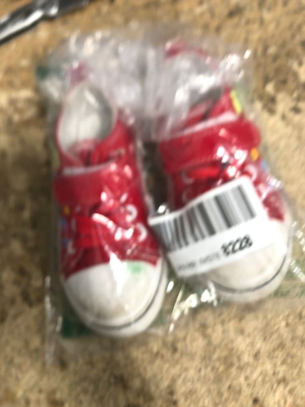 Photo 1 of Cozystep Toddler Boys Girls Slip On Canvas Sneakers Cartoon Dinasour Printed Little Kid Unisex Adjustable Strap Walking Shoes Lazy Shoes with Hook and Loops