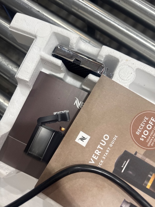 Photo 1 of *UNABLE TO FULLY TEST* Nespresso Vertuo Coffee and Espresso Maker,1597 ml, by De'Longhi, Graphite Metal