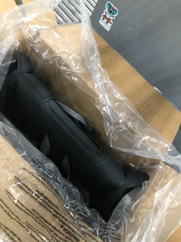 Photo 1 of ***MISSING WHEEL/PARTS ONLY ITEM*** UPPAbaby Minu V3 Travel Stroller | Lightweight + Compact Design | One-Hand Fold + Unfold | from Birth + Overhead Compatible | Jake (Charcoal/Carbon Frame/Black Leather)