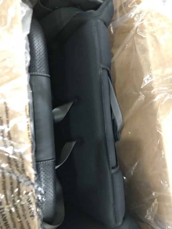 Photo 1 of ***MISSING WHEEL/PARTS ONLY ITEM*** UPPAbaby Minu V3 Travel Stroller | Lightweight + Compact Design | One-Hand Fold + Unfold | from Birth + Overhead Compatible | Jake (Charcoal/Carbon Frame/Black Leather)