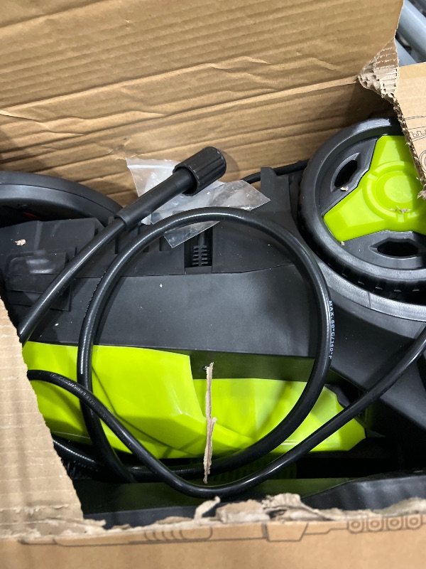 Photo 1 of ***MISSING HOSE CONNECTER/PARTS ONLY ITEM*** Electric Pressure Washer, 2.5 GPM Power Washer with 4 Quick Connect Nozzles, High Pressure Cleaning Machine with Foam Cannon for Cars/Fences/Driveways/Patios/Home Cleaning