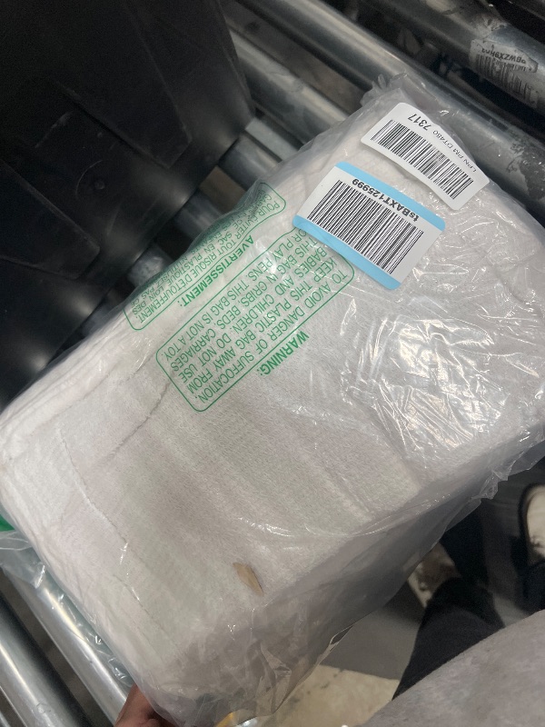 Photo 1 of Bar Towels 14"x17" Terry Bar Mop Towels (White) – Absorbent and Durable, Multipurpose Cleaning Rags, Cotton Cleaning Towel, Terry Cloth Rags, Reusable Shop Rags