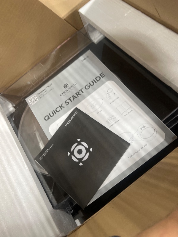 Photo 1 of *** PARTS ONLY *** QLEARSOUL ONE-Q Vinyl Record Player (Black), All-in-one HiFi Turntables with Built in Speakers, Bluetooth 5.4, Phono Preamp, Magnetic Cartridge AT-3600L, 33/45 RPM Two Speed, Aux-in, Auto Off
