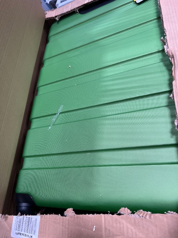 Photo 1 of **** MISSING TWO PIECES *** SwissGear 7366 Hardside Expandable Luggage with Spinner Wheels, Green, 3-Piece Set (19/23/27)