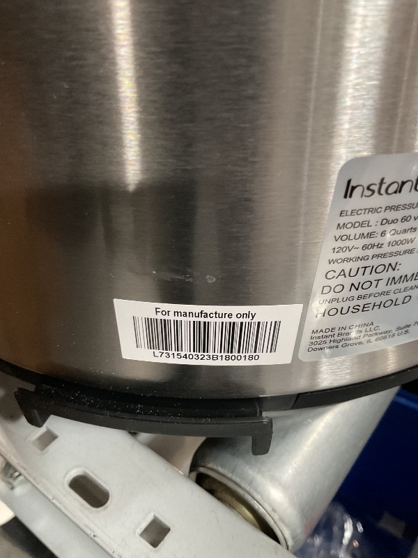 Photo 1 of (See all images)Instant Pot 6Qt Duo 120V V5