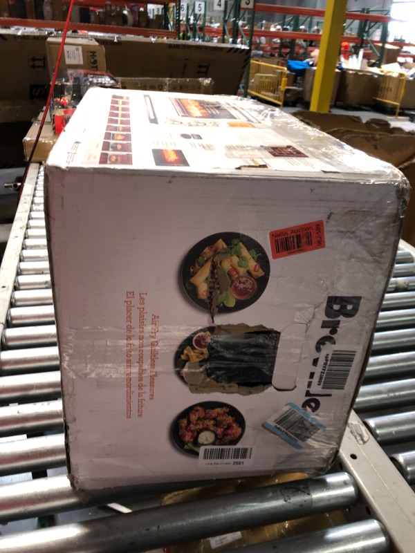 Photo 1 of ***MAJOR DAMAGE - UNTESTED - SEE COMMENTS***
Breville BOV860BSS Smart Oven Air Fryer and Convection Oven, Brushed Stainless Steel
