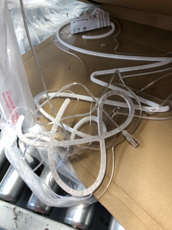 Photo 1 of (used)(missing power cord) Kittmip Mr and Mrs Neon Sign for Wedding Neon Light LED Backdrop Wall Decor USB Wedding Reception Decoration 