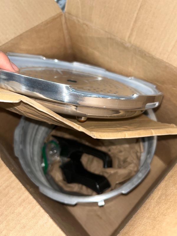 Photo 1 of ***(NO RETURNS OR REFUNS/ FOR PARTS ONLY/MAJOR DAMAGE)***'
WantJoin 8Qt Aluminum Pressure Cooker w/Release Valve & Multiple Protective Devices,Pressure Canner Compatible with Gas & Induction Cooker,Canner Rack Included