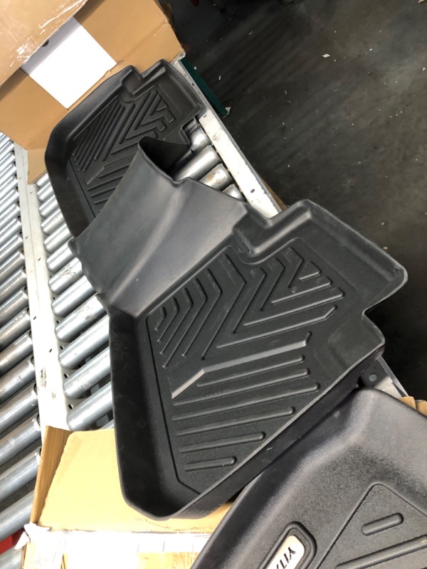 Photo 1 of (Missing driver side mat) YITAMOTOR Floor Mats Compatible with 2014-2018 Subaru Forester, Custom Fit Black TPE Floor Liners 1st & 2nd Row All-Weather Protection