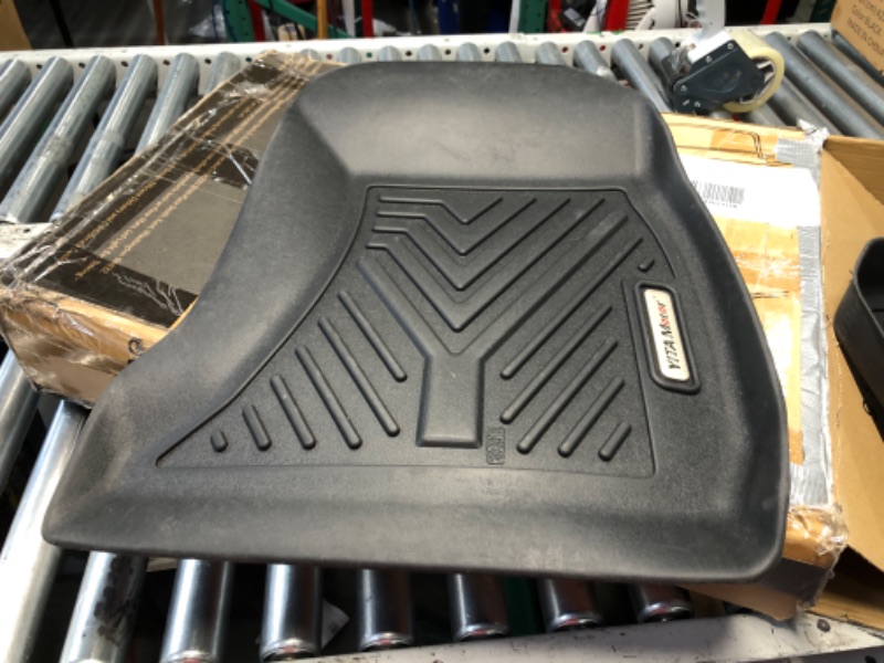 Photo 1 of (Missing driver side mat) YITAMOTOR Floor Mats Compatible with 2014-2018 Subaru Forester, Custom Fit Black TPE Floor Liners 1st & 2nd Row All-Weather Protection
