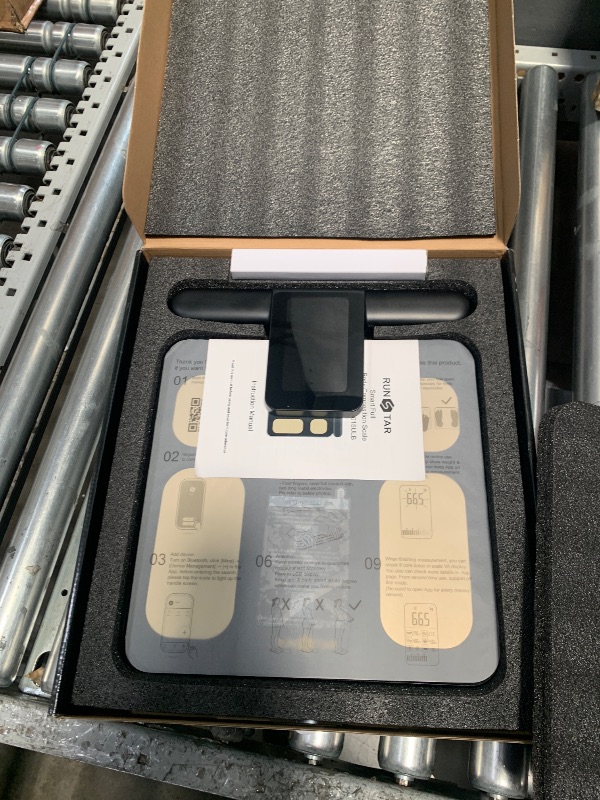 Photo 1 of RunSTAR Scale for Body Weight and Fat Percentage, 8 Electrodes High Precision Digital Scale for BMI 20 Body Composition Measurement, Bathroom Smart Scales with Large Color Display FSA or HSA Eligible